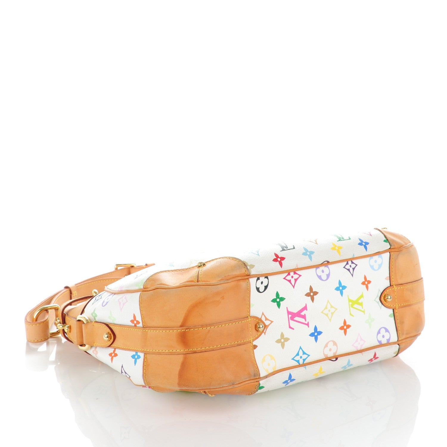 Louis Vuitton Monogram Multicolor Greta White 4 of 8
