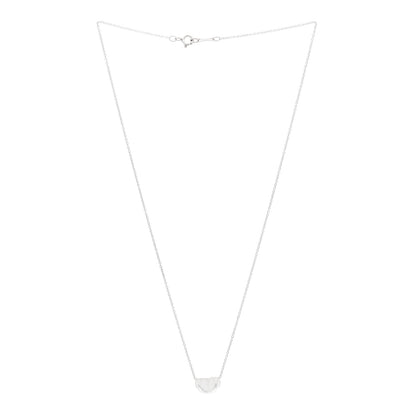 Tiffany Sterling Silver 11mm Elsa Peretti Bean Pendant Necklace 3 of 5