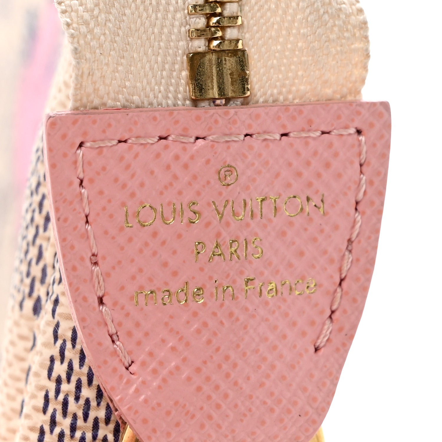 Louis Vuitton Damier Azur 2018 Christmas Animation Mini Pochette Accessories 6 of 9