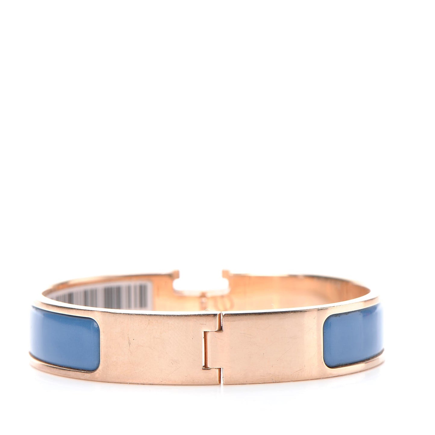 Enamel Narrow Clic Clac H Bracelet PM Bleu Turquin