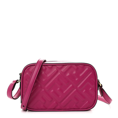 Fendi Vitello Epoque FF Embossed Camera Case Ciclamino Pilar 1 of 11