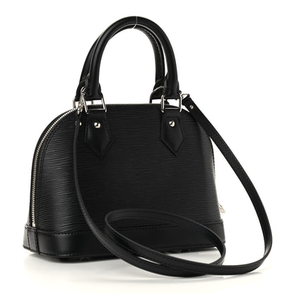 Louis Vuitton Epi Alma BB Black 3 of 9