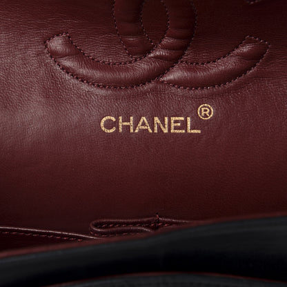 Chanel Lambskin Quilted Medium Double Flap Black 9 of 12