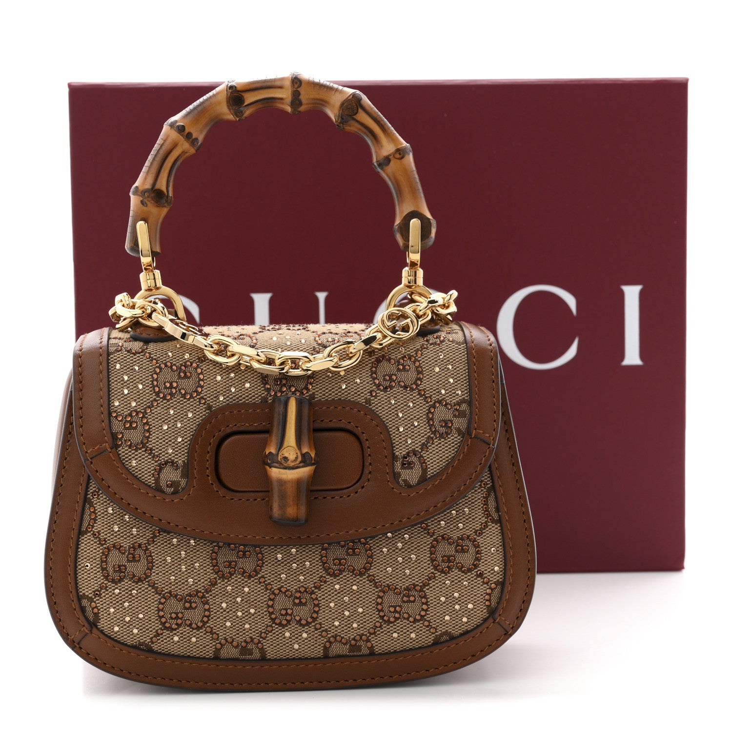 GUCCIより【ハンドバッグ ブラウン】 グッチ ソフトビット〕マキシ ショルダーバッグ ・ブラウン レザー