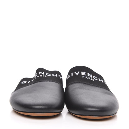 Givenchy Calfskin Bedford Logo Mule Slides 36.5 Black 2 of 8