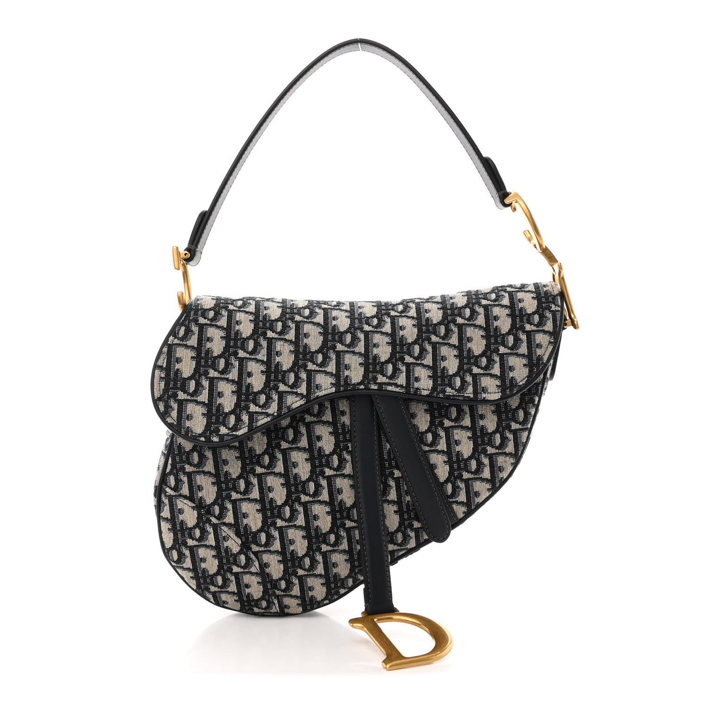 Oblique Saddle Bag Blue