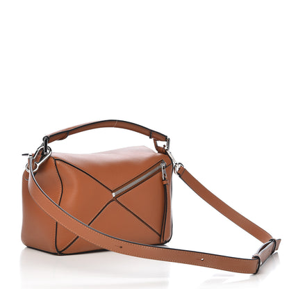 Loewe Calfskin Small Puzzle Bag Tan 3 of 10