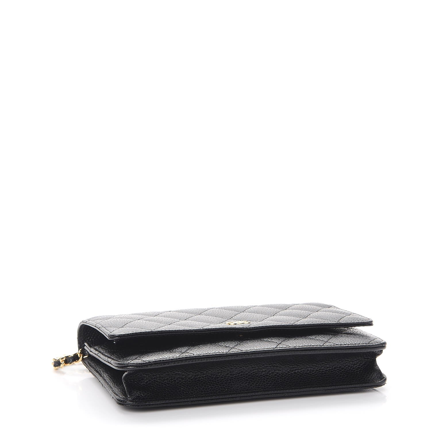 Chanel Caviar Quilted Wallet On Chain WOC Black 4 of 10
