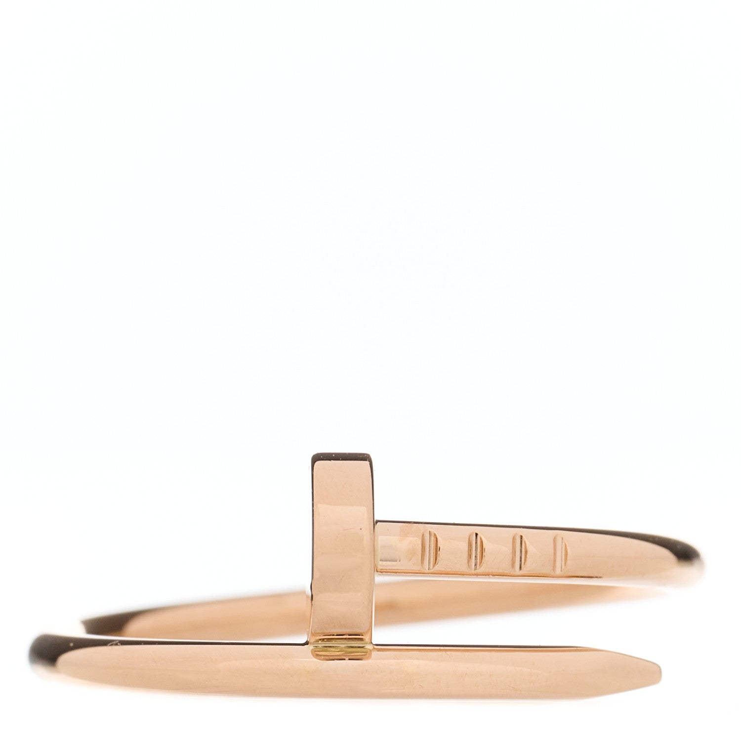 Cartier 18K Pink Gold Small Juste Un Clou Ring 55 7.25 1 of 3