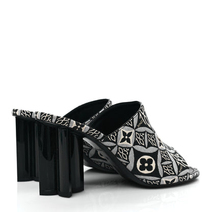 Louis Vuitton Jacquard Since 1854 Silhouette Mules 39 Grey 4 of 8
