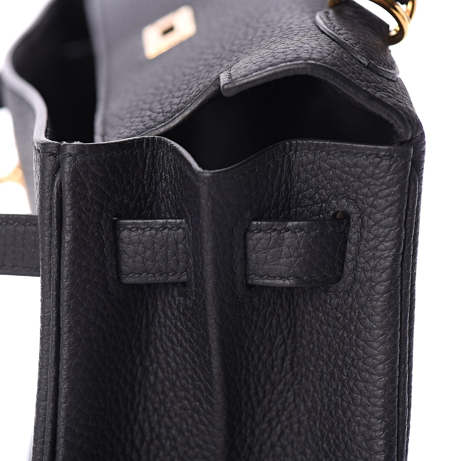 Hermes Togo Kelly Retourne 25 Black 19 of 31