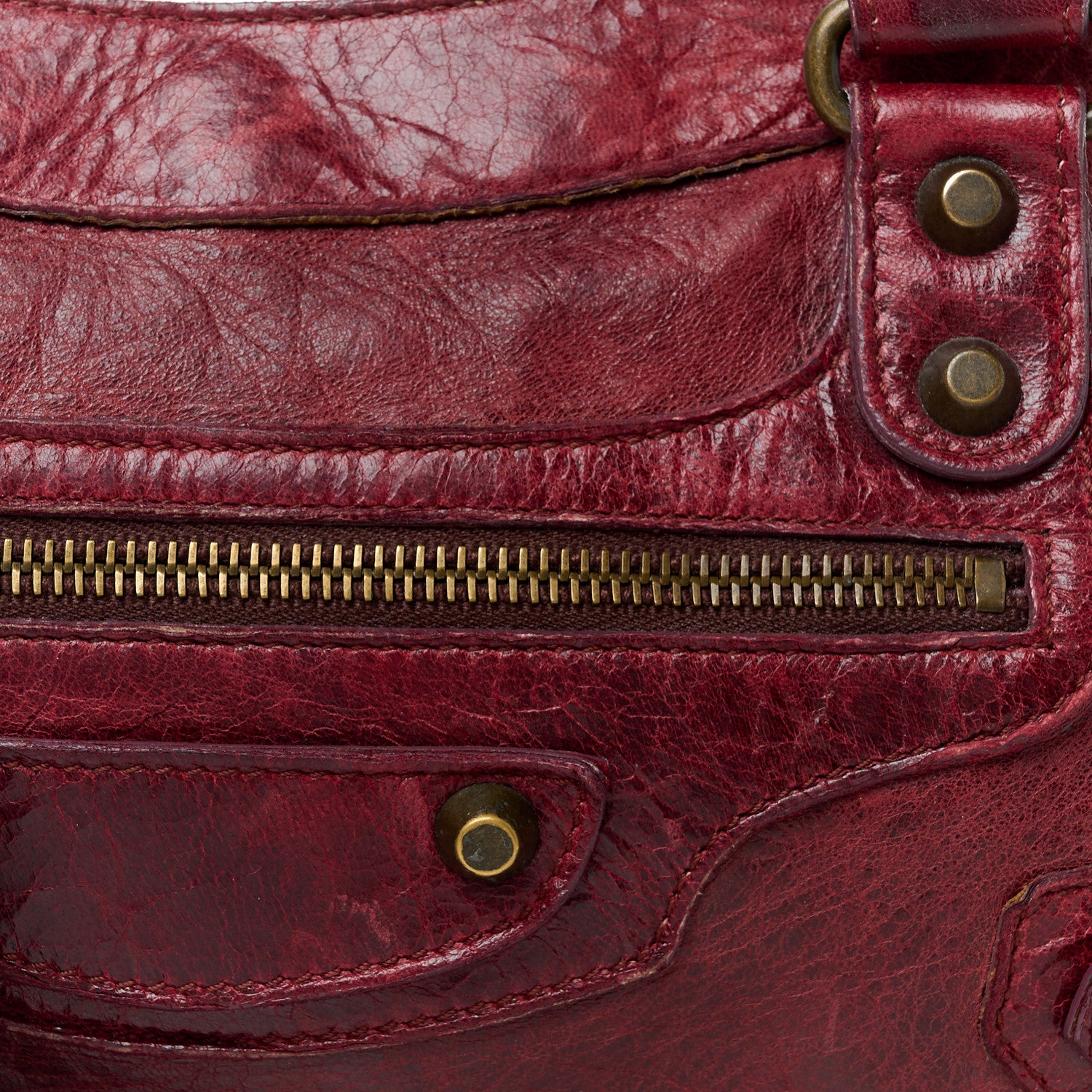 Balenciaga Agneau Classic Hardware First Bordeaux 9 of 14