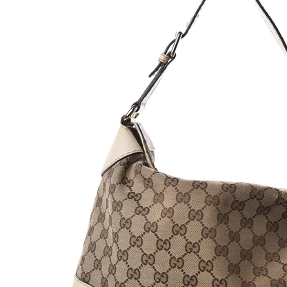 Gucci Monogram Medium Charlotte Hobo Off White 13 of 14