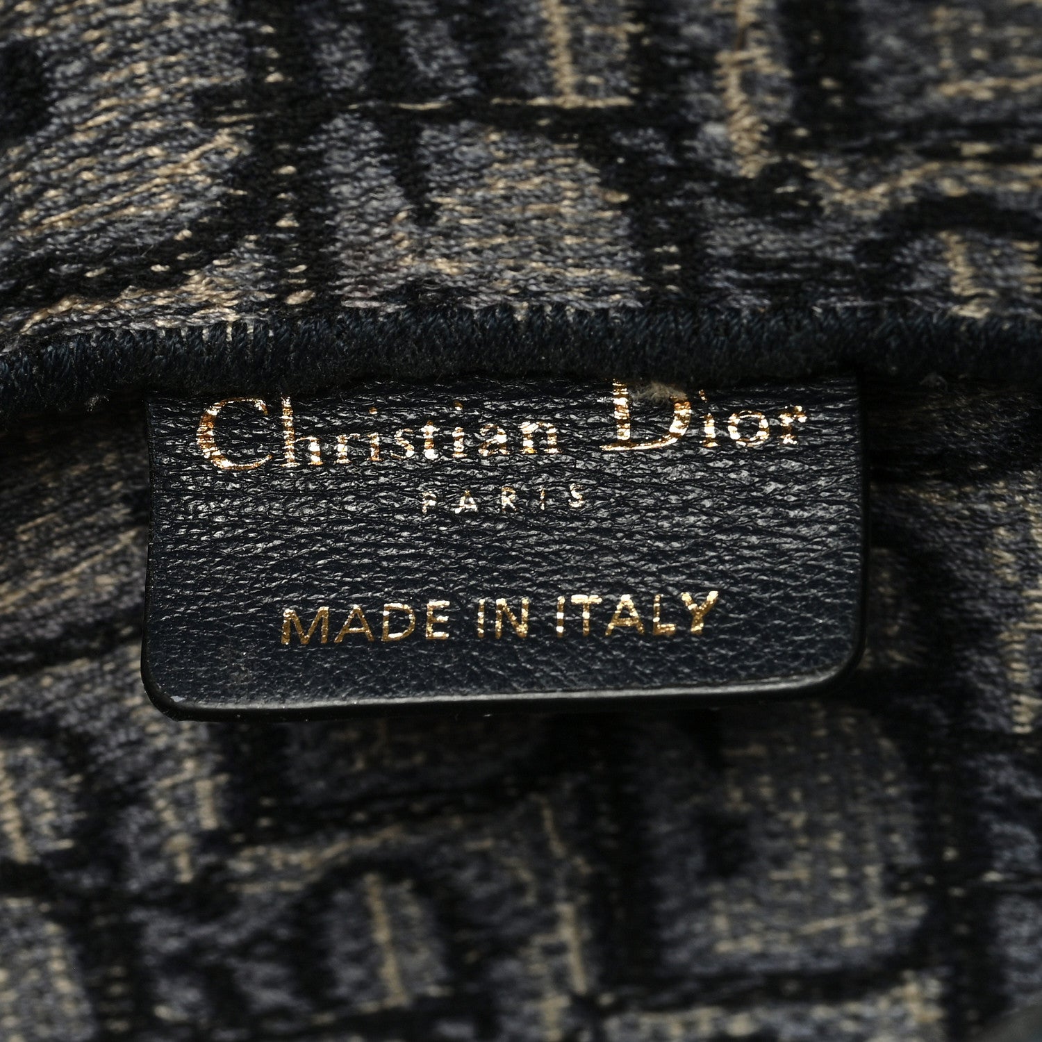 Christian Dior Oblique Slim Saddle Pouch Blue 6 of 11