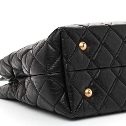 Chanel Aged Calfskin Reissue 2.55 Tote Black 9 of 11