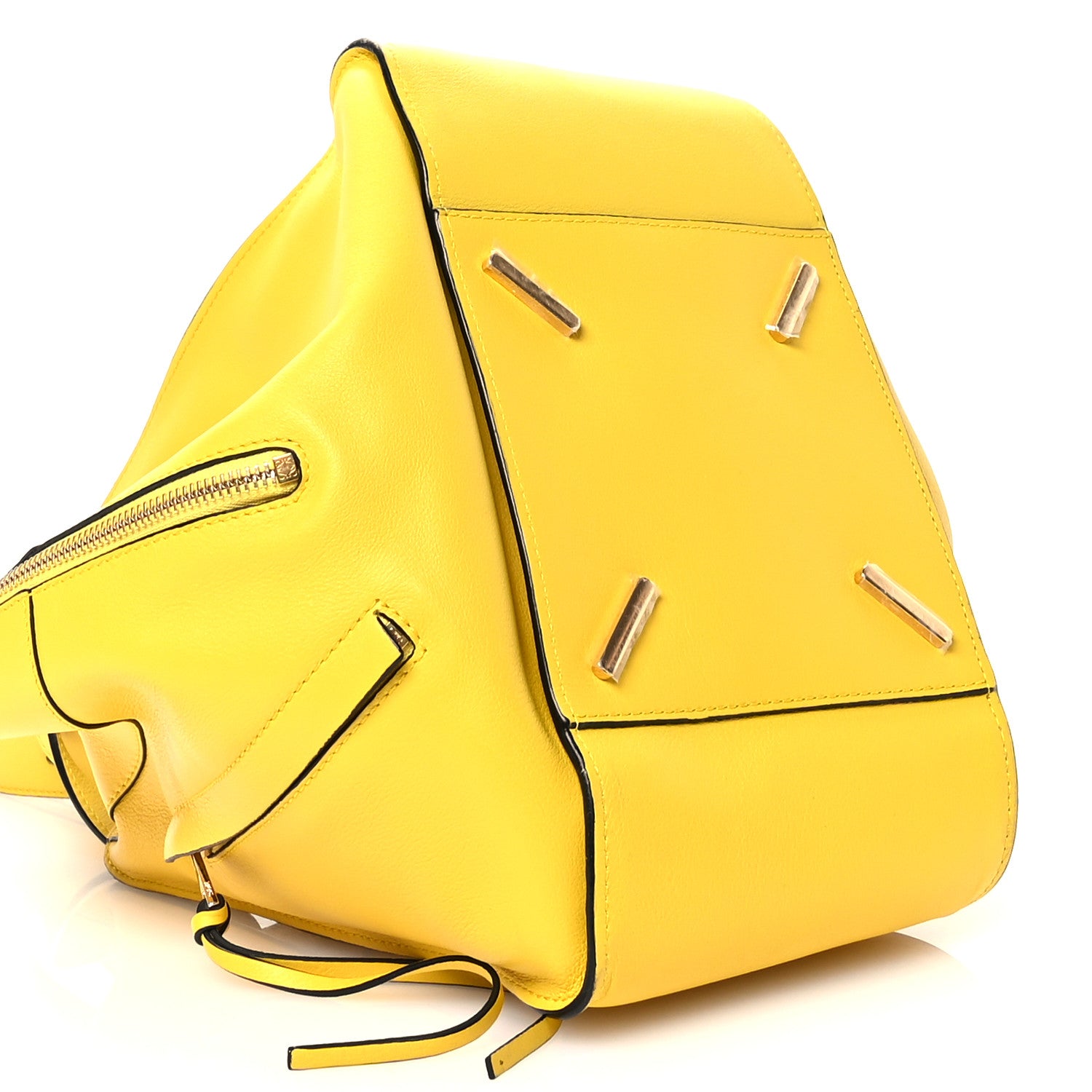 Loewe Calfskin Small Hammock Shoulder Bag Yellow 9 of 10