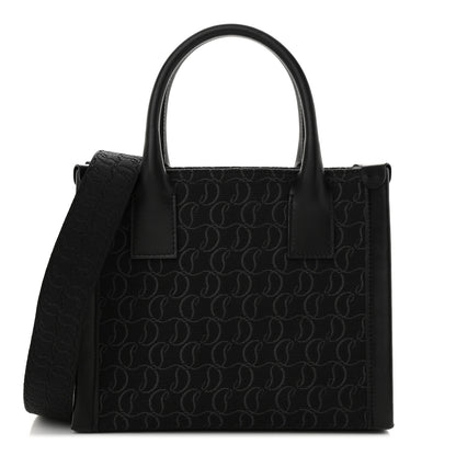 Christian Louboutin Canvas Mini By My Side Tote Black 1 of 11