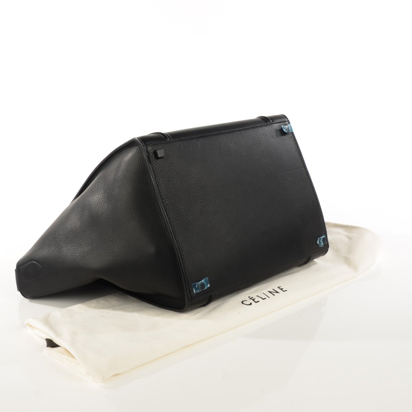Supple Calfskin Medium Phantom Luggage Black