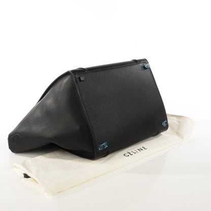 Celine Supple Calfskin Medium Phantom Luggage Black 4 of 9