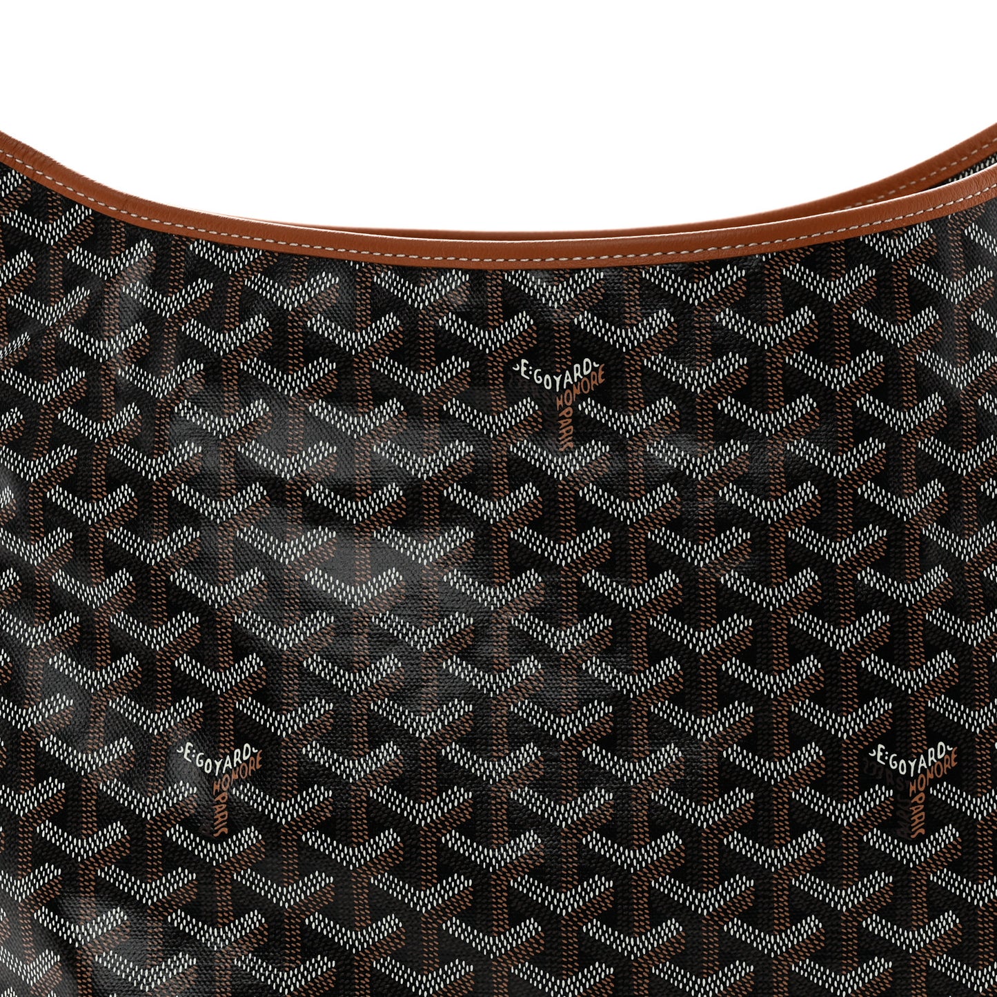 Goyardine Boheme Hobo Black Gold