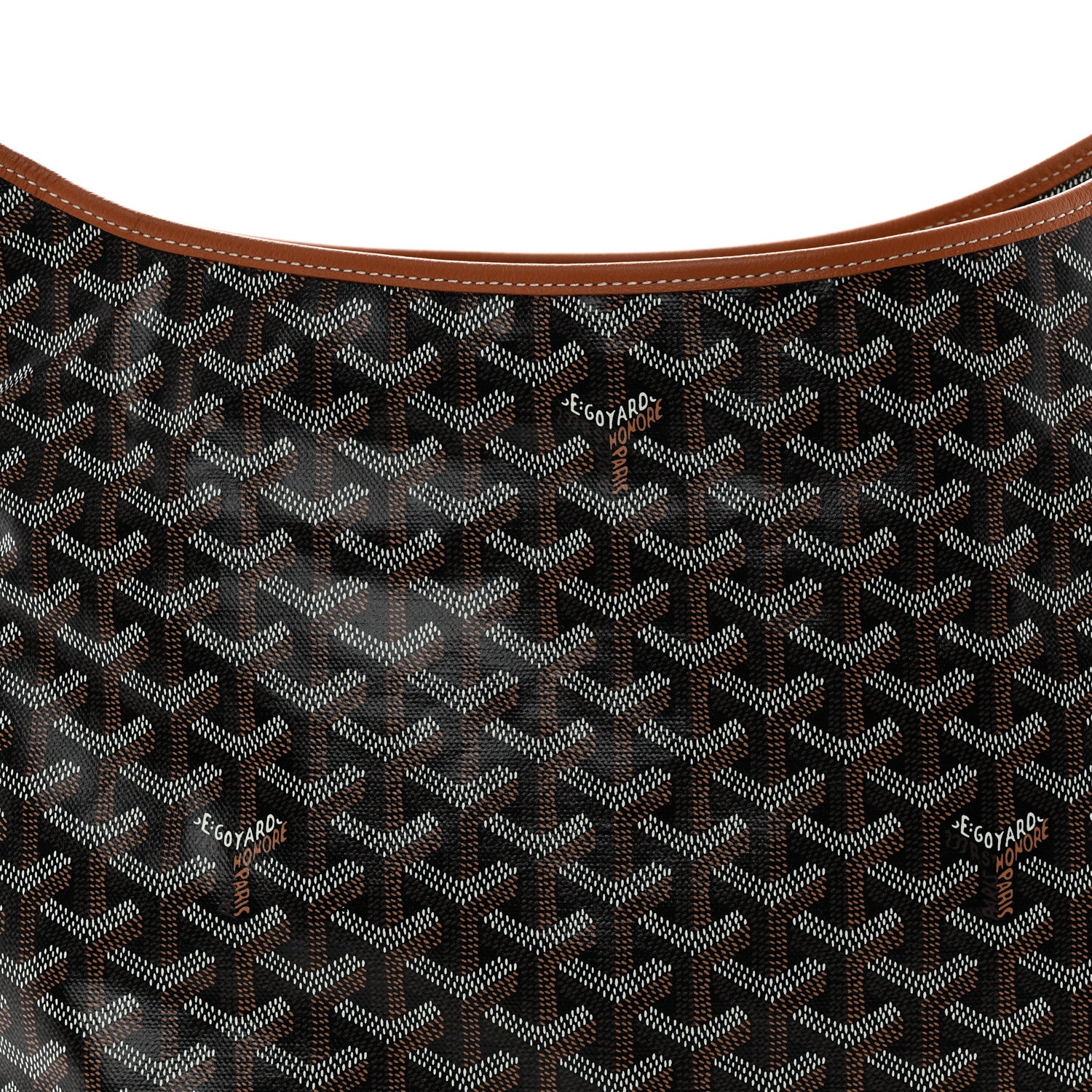 Goyard Goyardine Boheme Hobo Black Gold 9 of 11