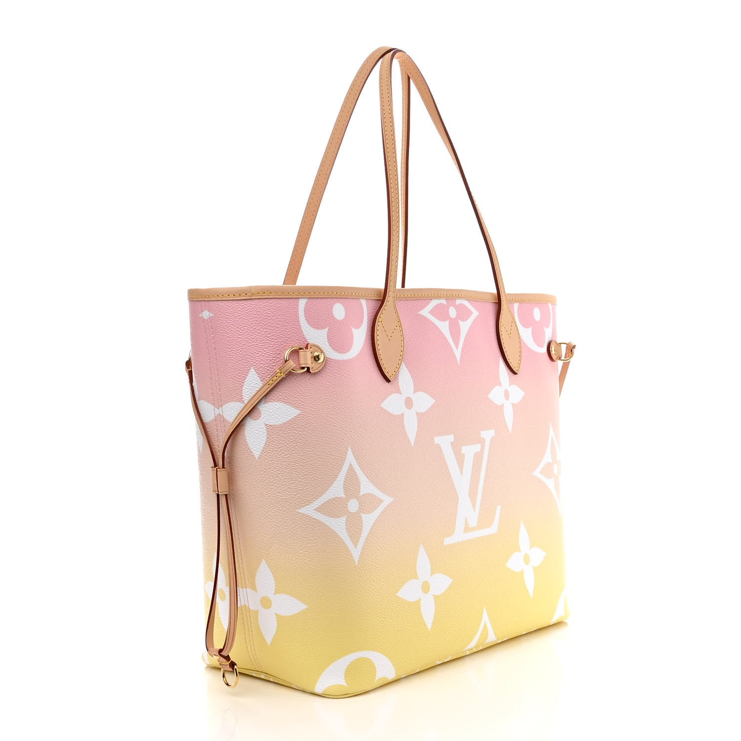 Monogram Giant By The Pool Neverfull MM Light Pink