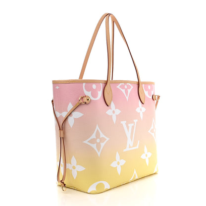 Louis Vuitton Monogram Giant By The Pool Neverfull MM Light Pink 4 of 11