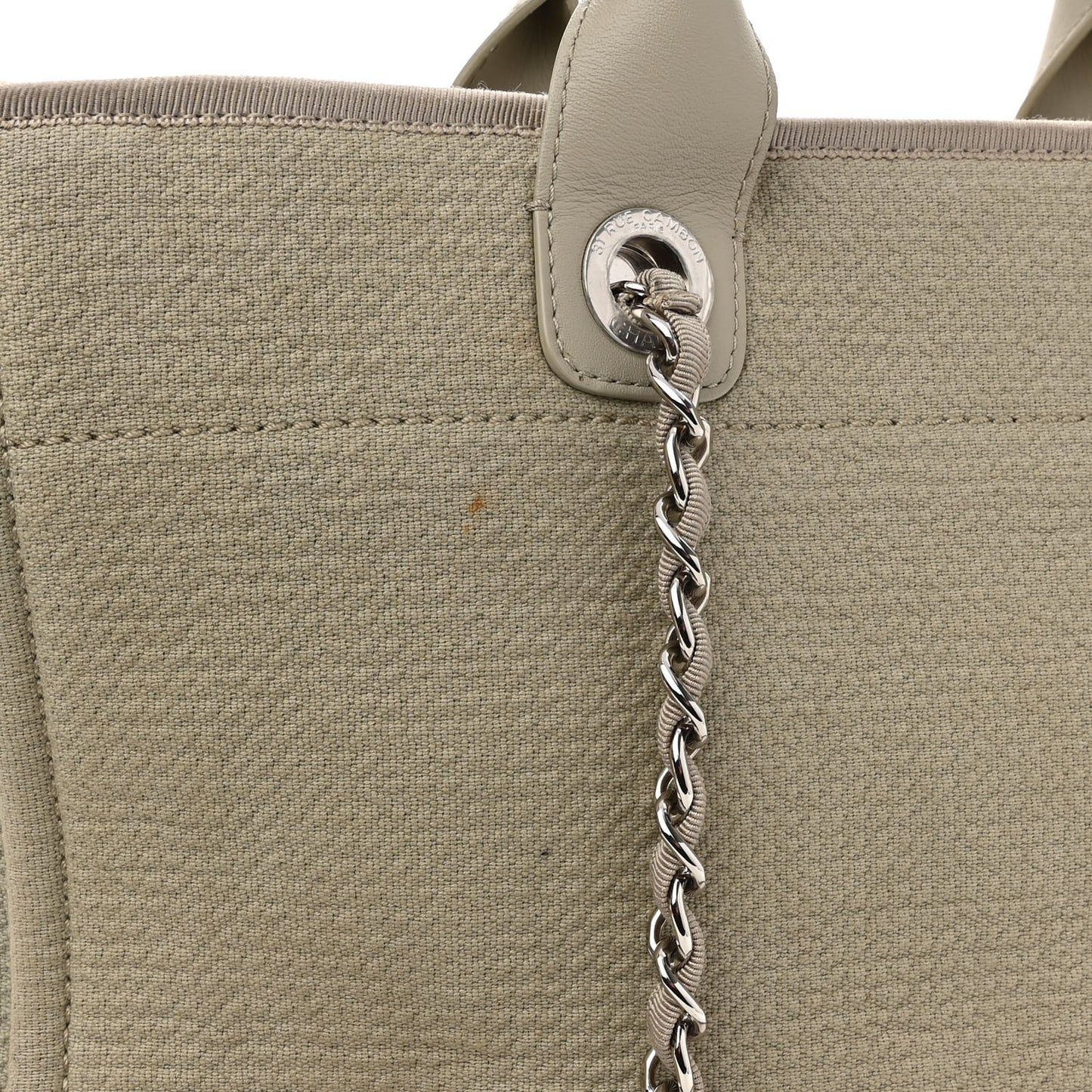 Mixed Fibers Medium Deauville Tote Grey