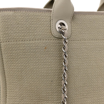 Chanel Mixed Fibers Medium Deauville Tote Grey 12 of 12