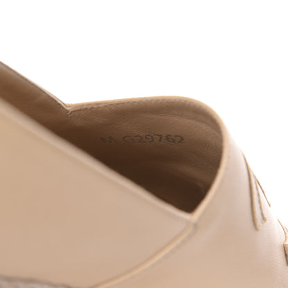 Chanel Lambskin CC Espadrilles 37 Beige Black 8 of 15