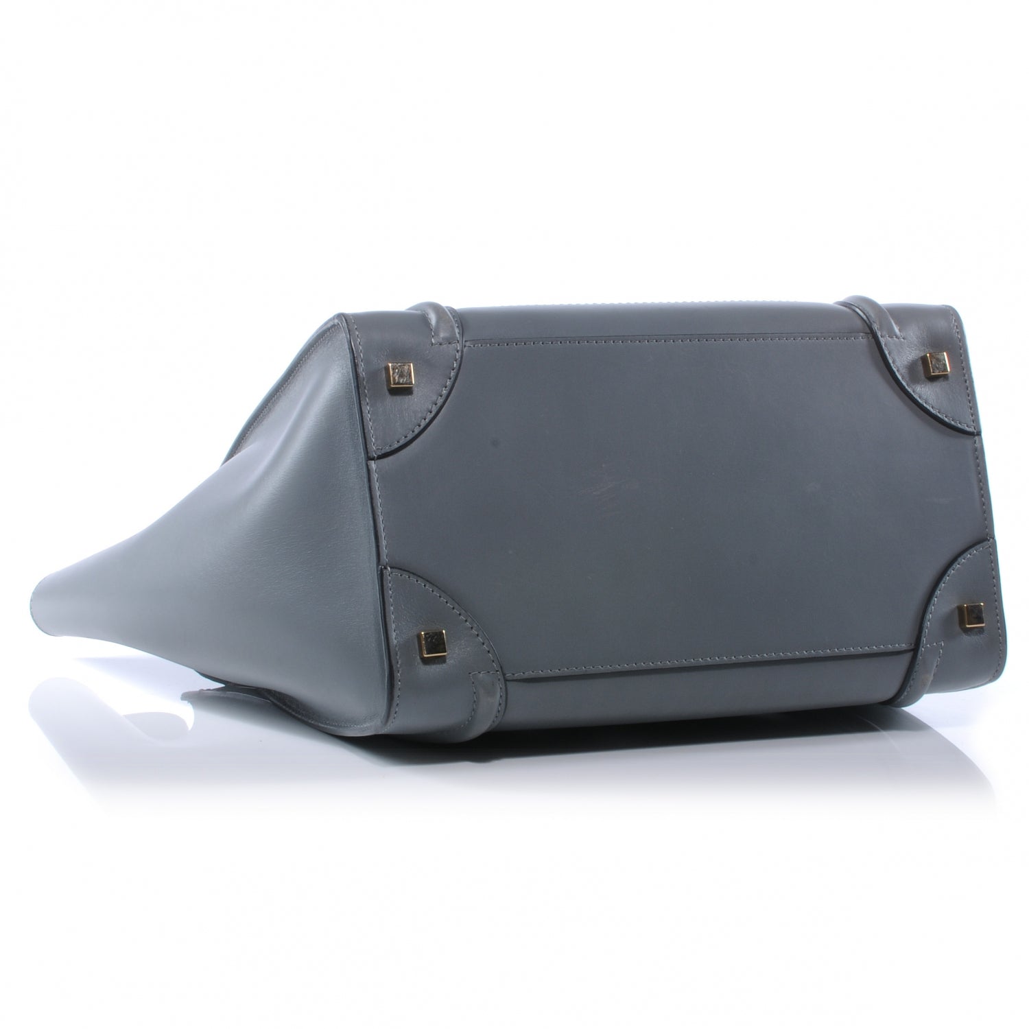Celine Palmelato Leather Mini Luggage Bag Grey 4 of 8