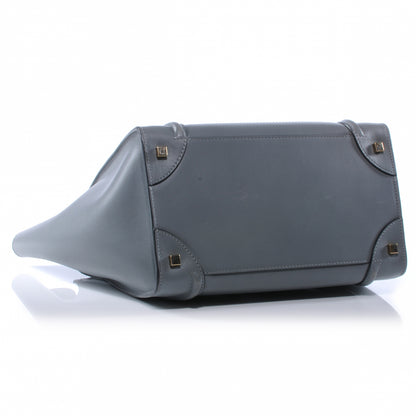 Celine Palmelato Leather Mini Luggage Bag Grey 4 of 8