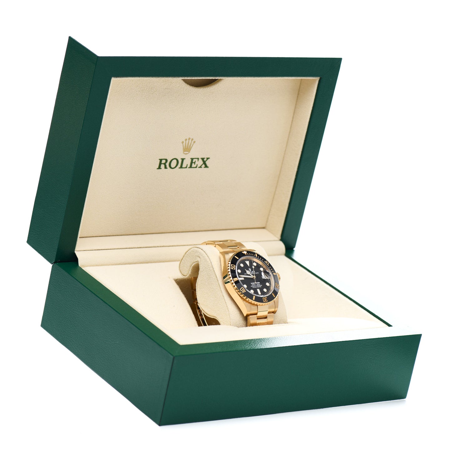 18K Yellow Gold 41mm Submariner Date Watch Black 126618LN