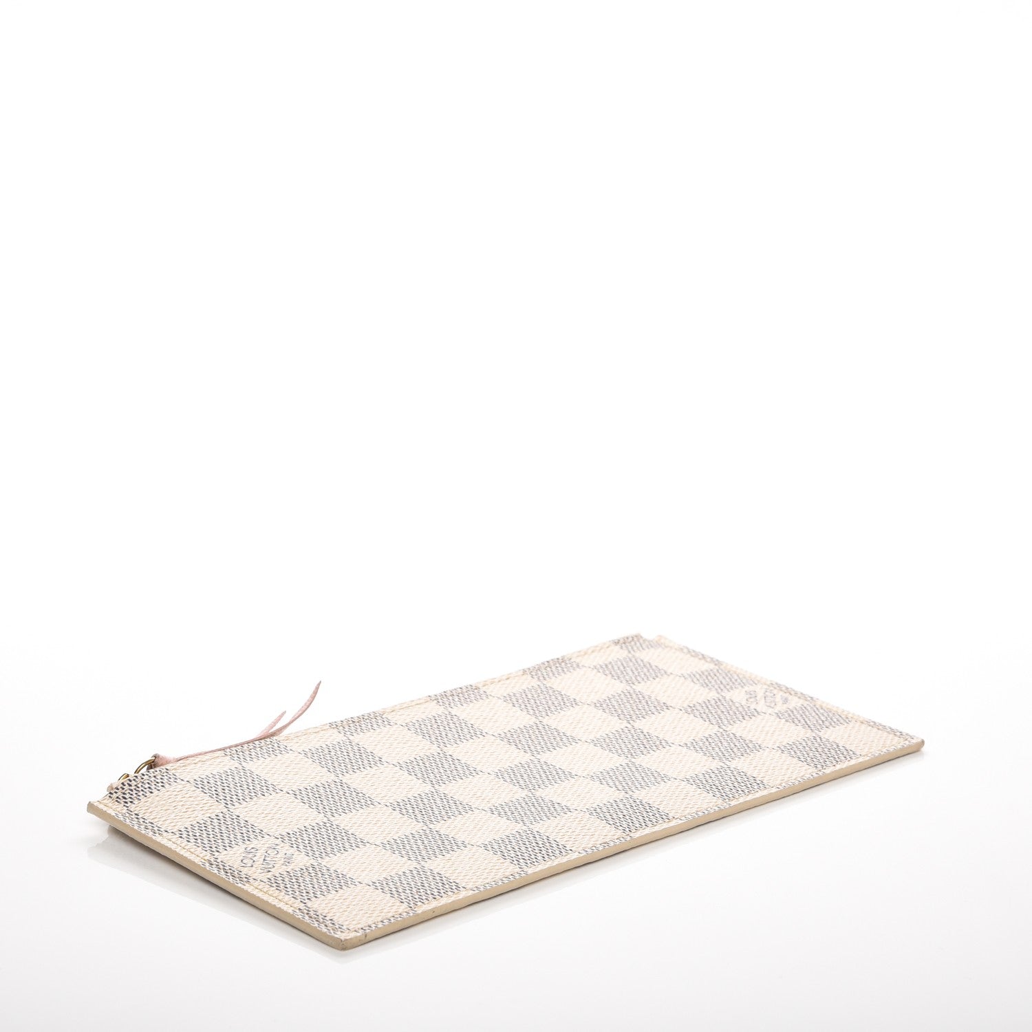 Louis Vuitton Damier Azur Felicie Chain Wallet Zippered Insert Rose Ballerine 4 of 6