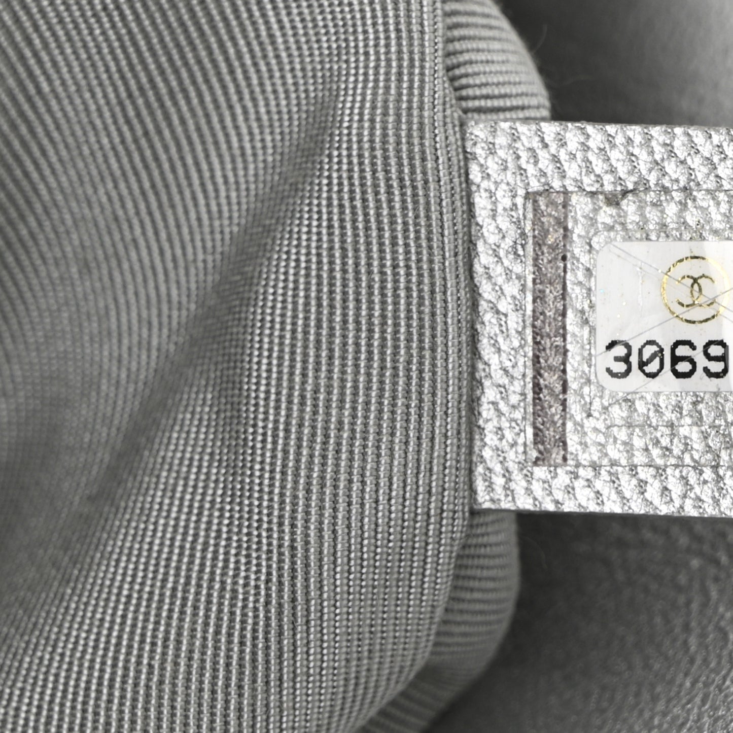Metallic Goatskin Quilted Maxi Chanel 19 Flap Silver