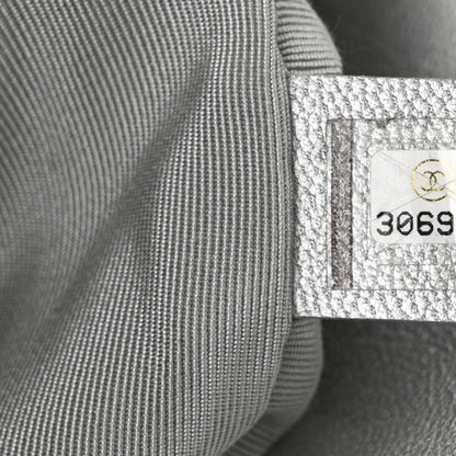 Chanel Metallic Goatskin Quilted Maxi Chanel 19 Flap Silver 7 of 11
