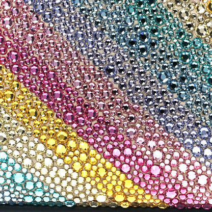 Christian Louboutin Calfskin Crystal Nano Paloma Rainbow 7 of 10