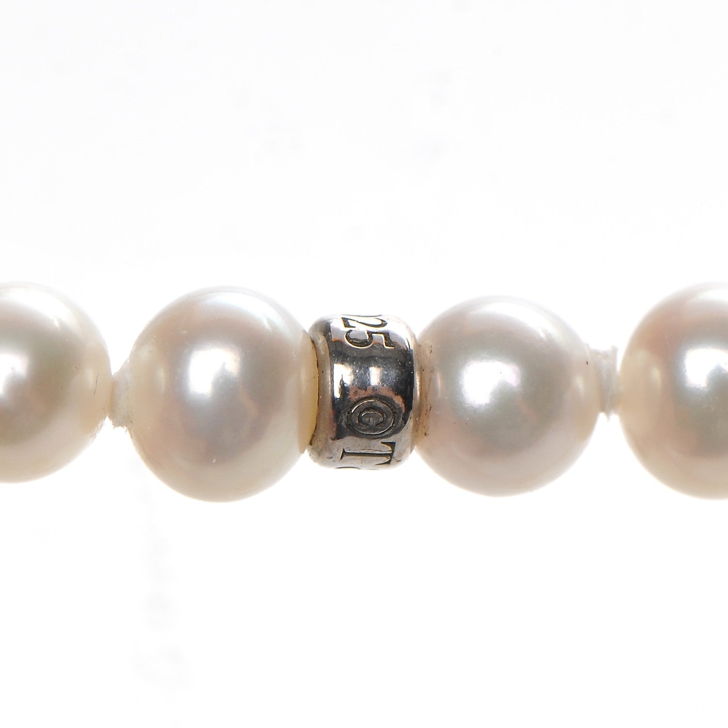 Tiffany Sterling Silver Ziegfeld Pearl Long Necklace 43" 5 of 9