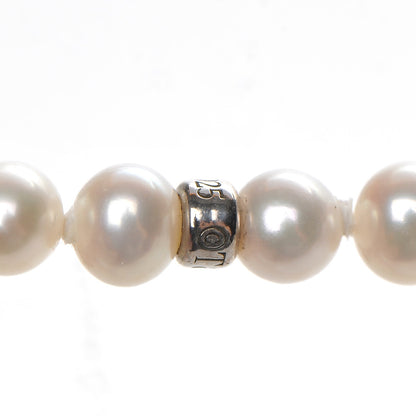Tiffany Sterling Silver Ziegfeld Pearl Long Necklace 43" 5 of 9