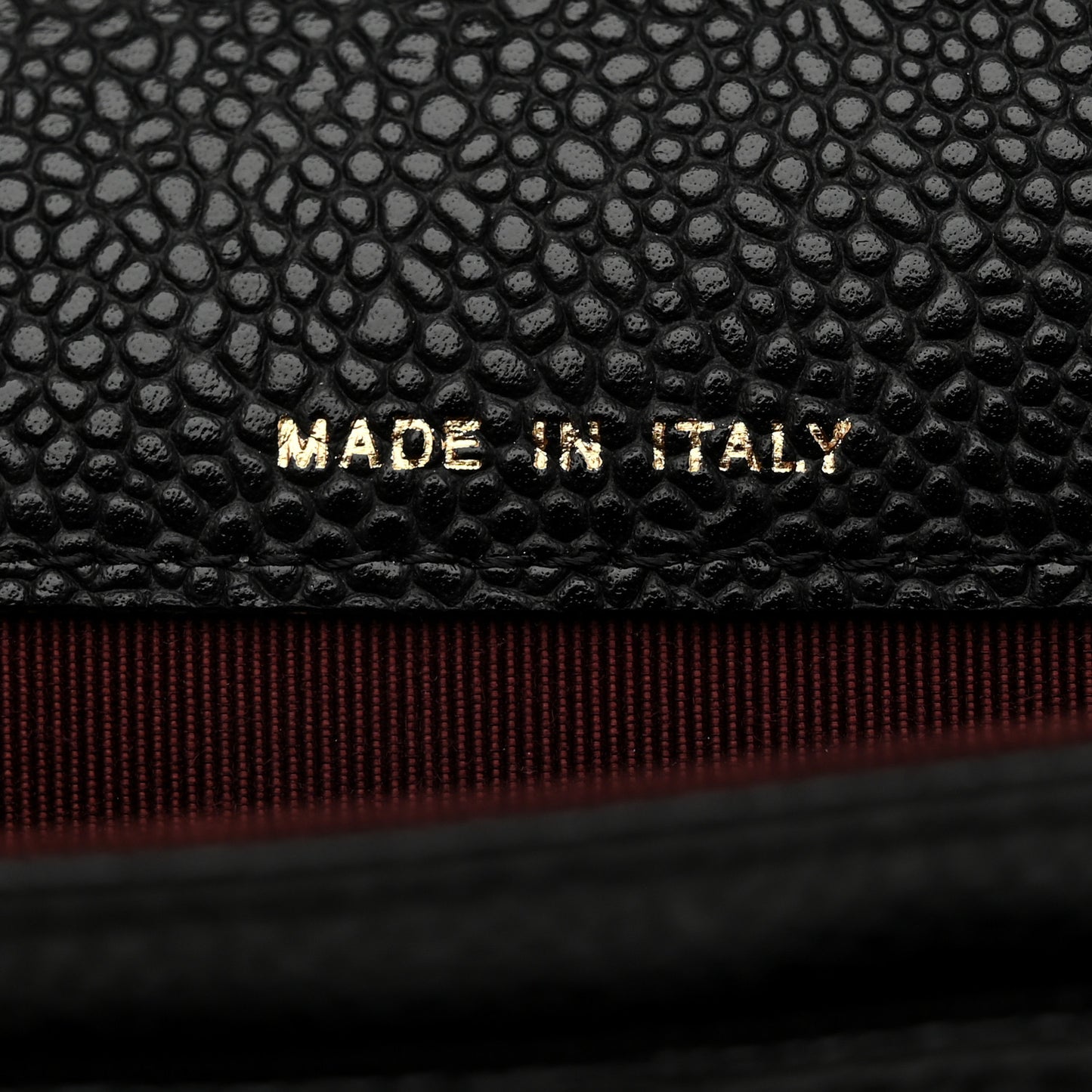 Caviar Quilted Flap Card Holder Black