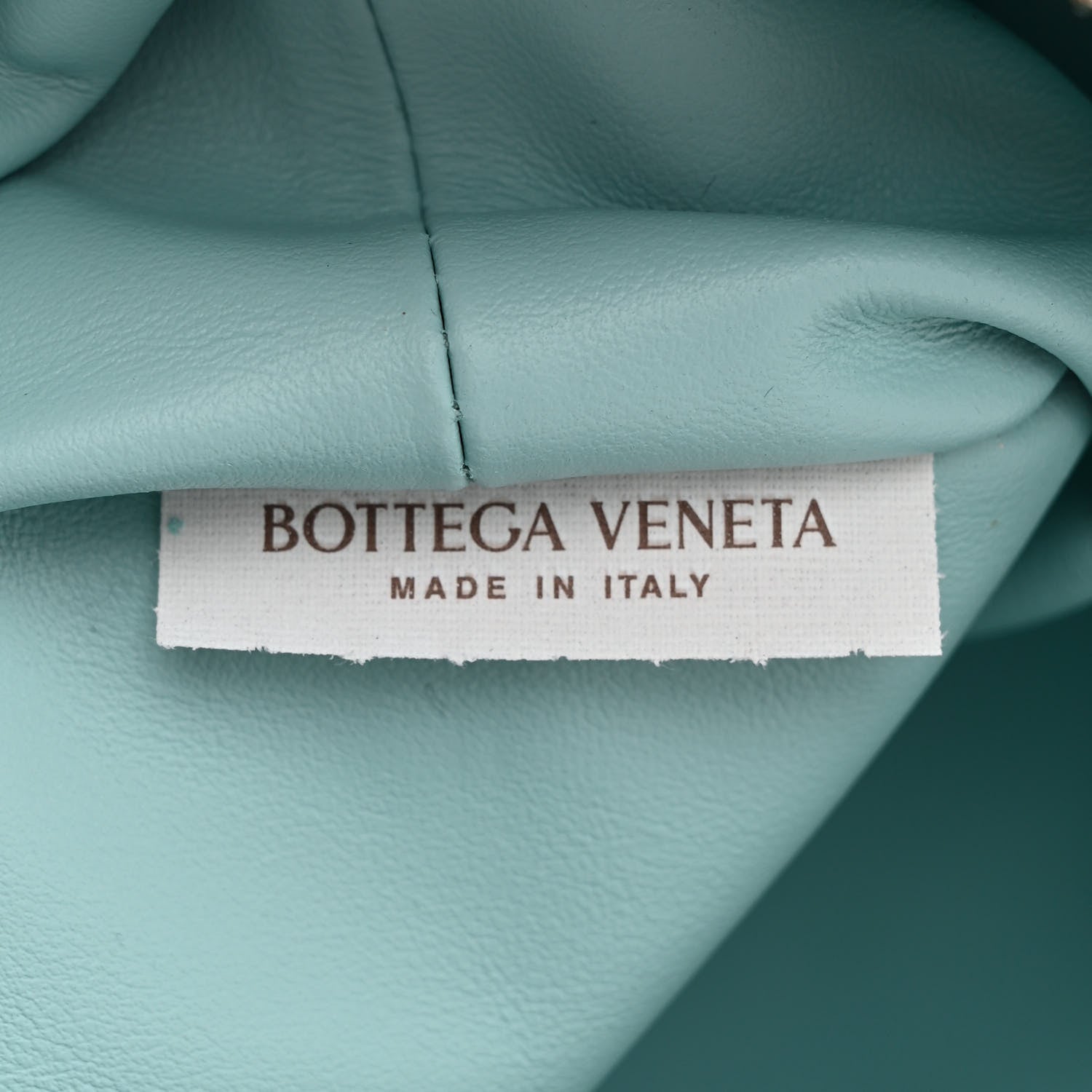 Bottega Veneta Nappa Mini Double Knot Bag Blue 6 of 10