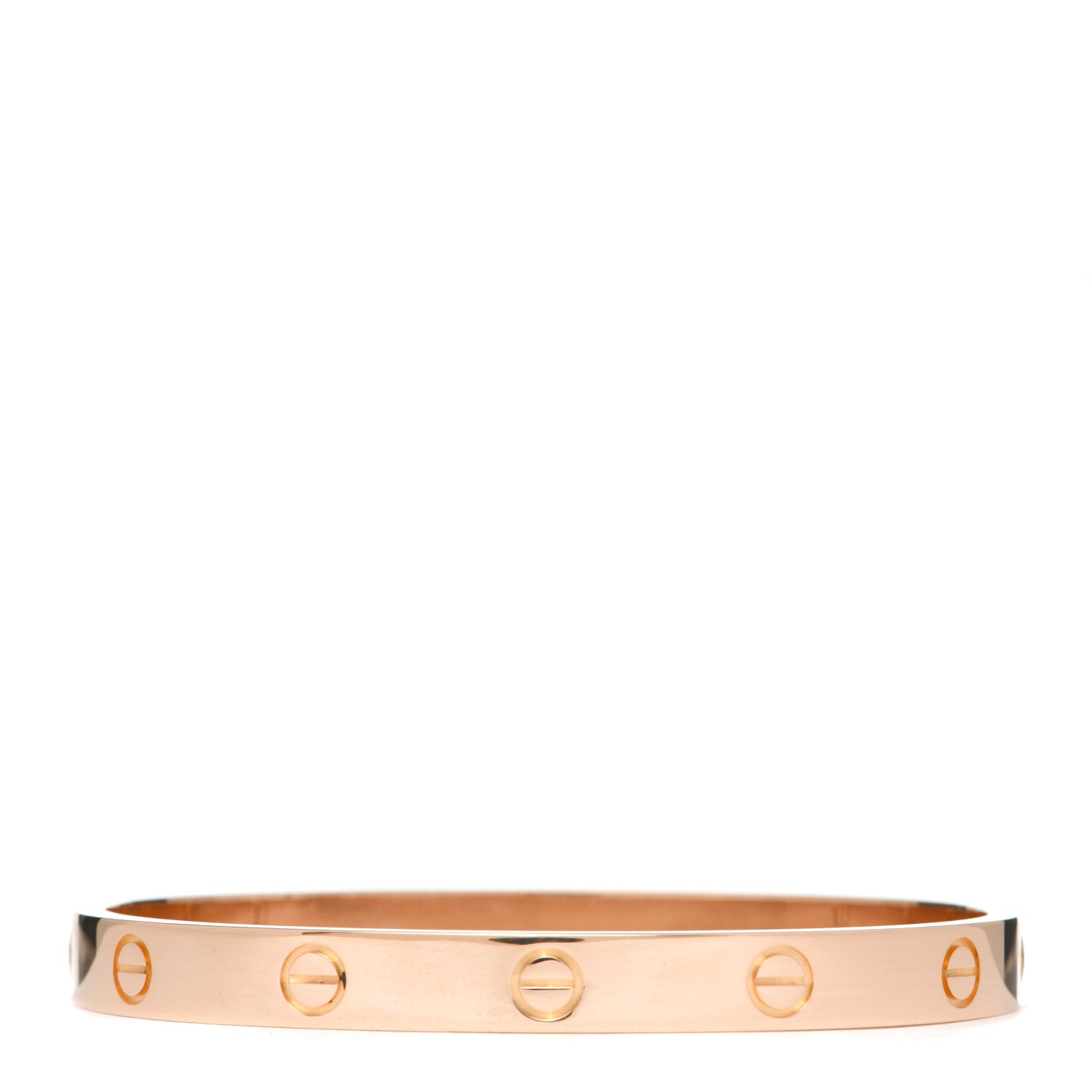 Cartier 18K Pink Gold LOVE Bracelet 17 1 of 6