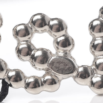 Chanel Metal Glass Swirling Pearls Brooch Pin Gold 4 of 4
