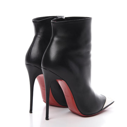 Christian Louboutin Calfskin Calamijane Booty 100 Ankle Boots 36 Black 4 of 11