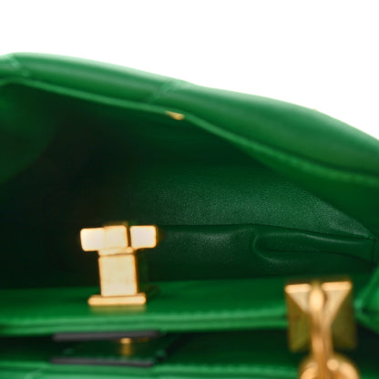 Valentino Garavani Nappa Small Roman Stud The Handle Bag Gea Green 5 of 10