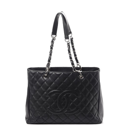 Chanel Caviar Quilted Grand Shopping Tote GST Black 1 of 15