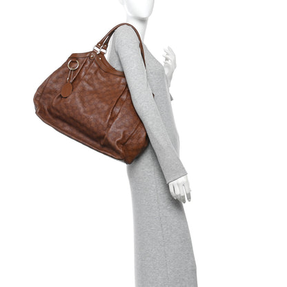 Gucci Guccissima Signature Large Sukey Tote Brown 2 of 10