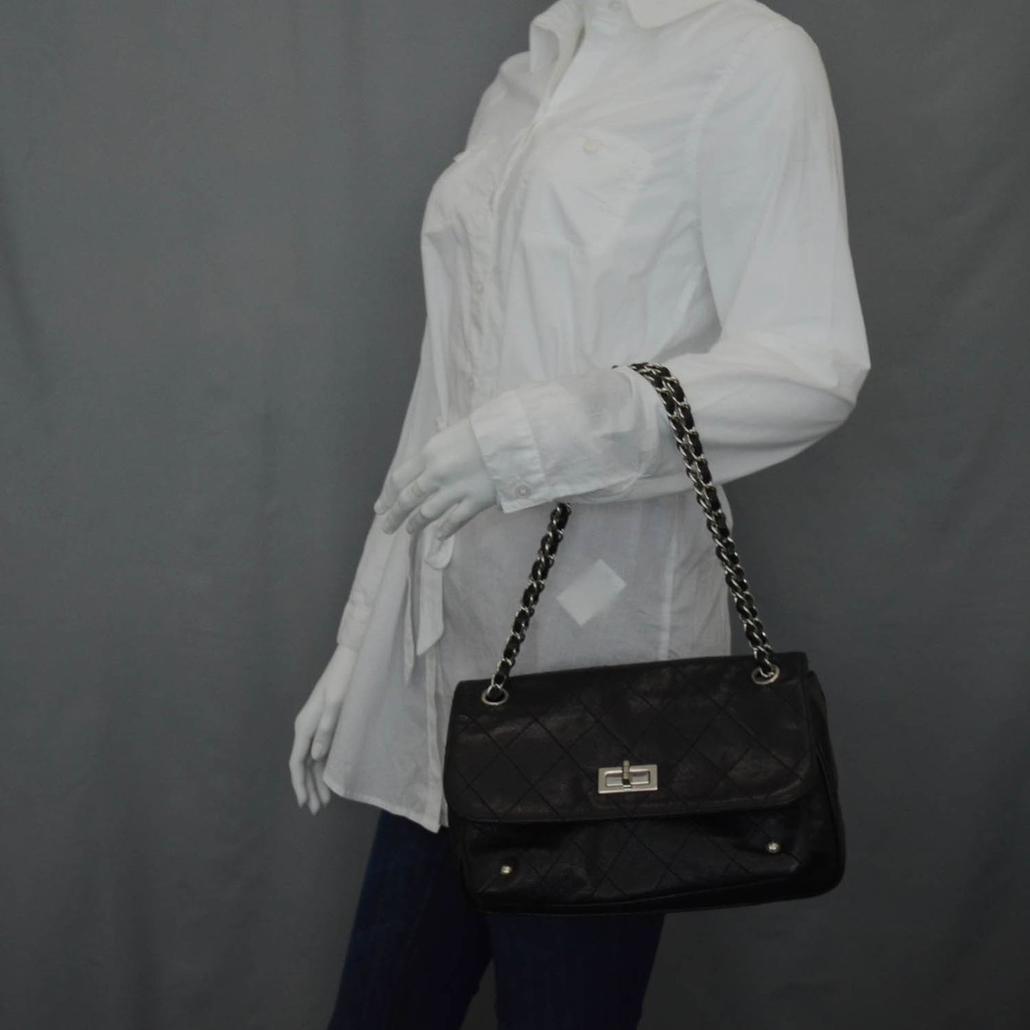 Caviar Mademoiselle Flap Bag Black