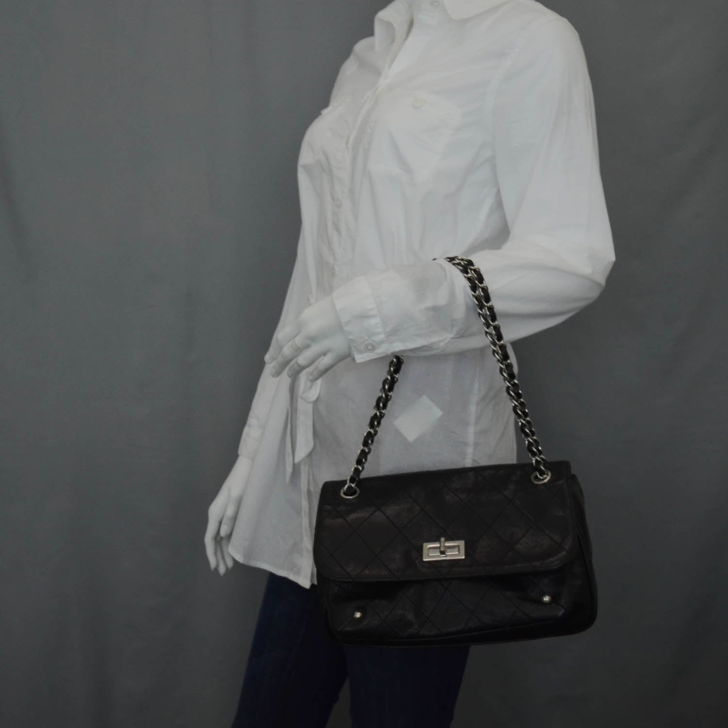 Chanel Caviar Mademoiselle Flap Bag Black 3 of 10