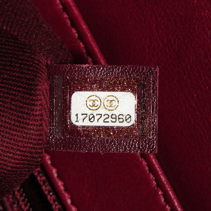 Chanel Calfskin Perfect Edge Large Flap Burgundy 8 of 9